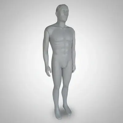 Maniquí cuerpo completo hombre con brazos y cabeza 