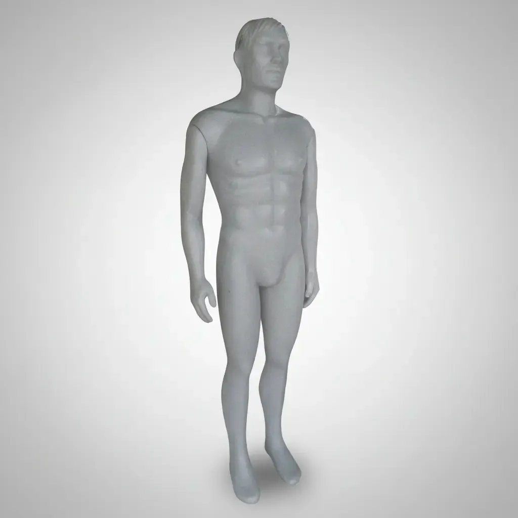 Maniquí cuerpo completo hombre con brazos y cabeza - Image 1