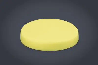 PAD DE PULIDO ESPUMA HARD AMARILLO 5"