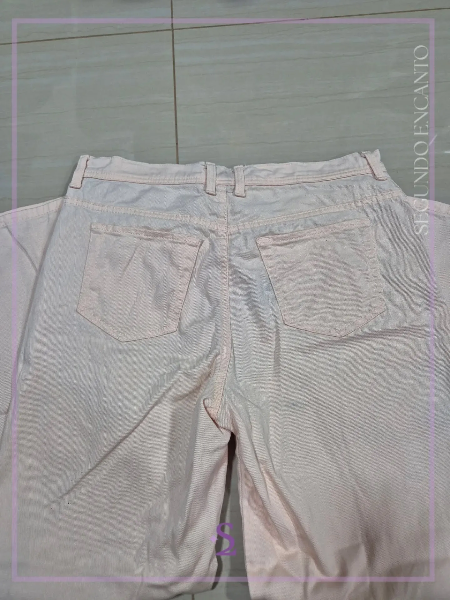 Pantalon rosa pastel XL - Image 2