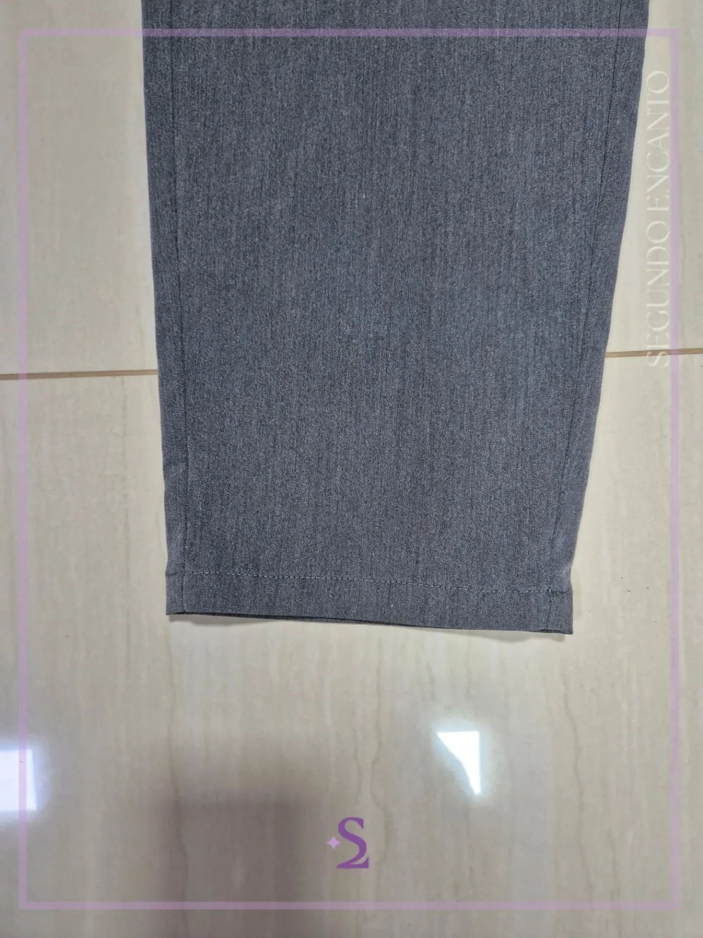 Pantalon gris formal L/M - Image 2