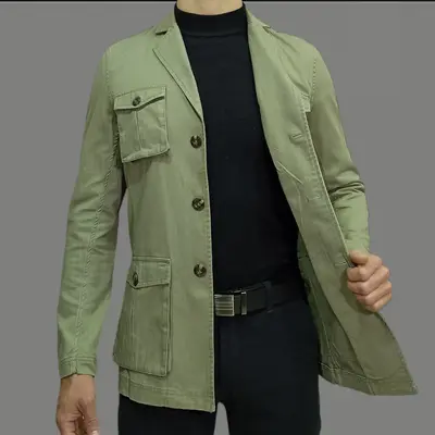 Blazer en drill 