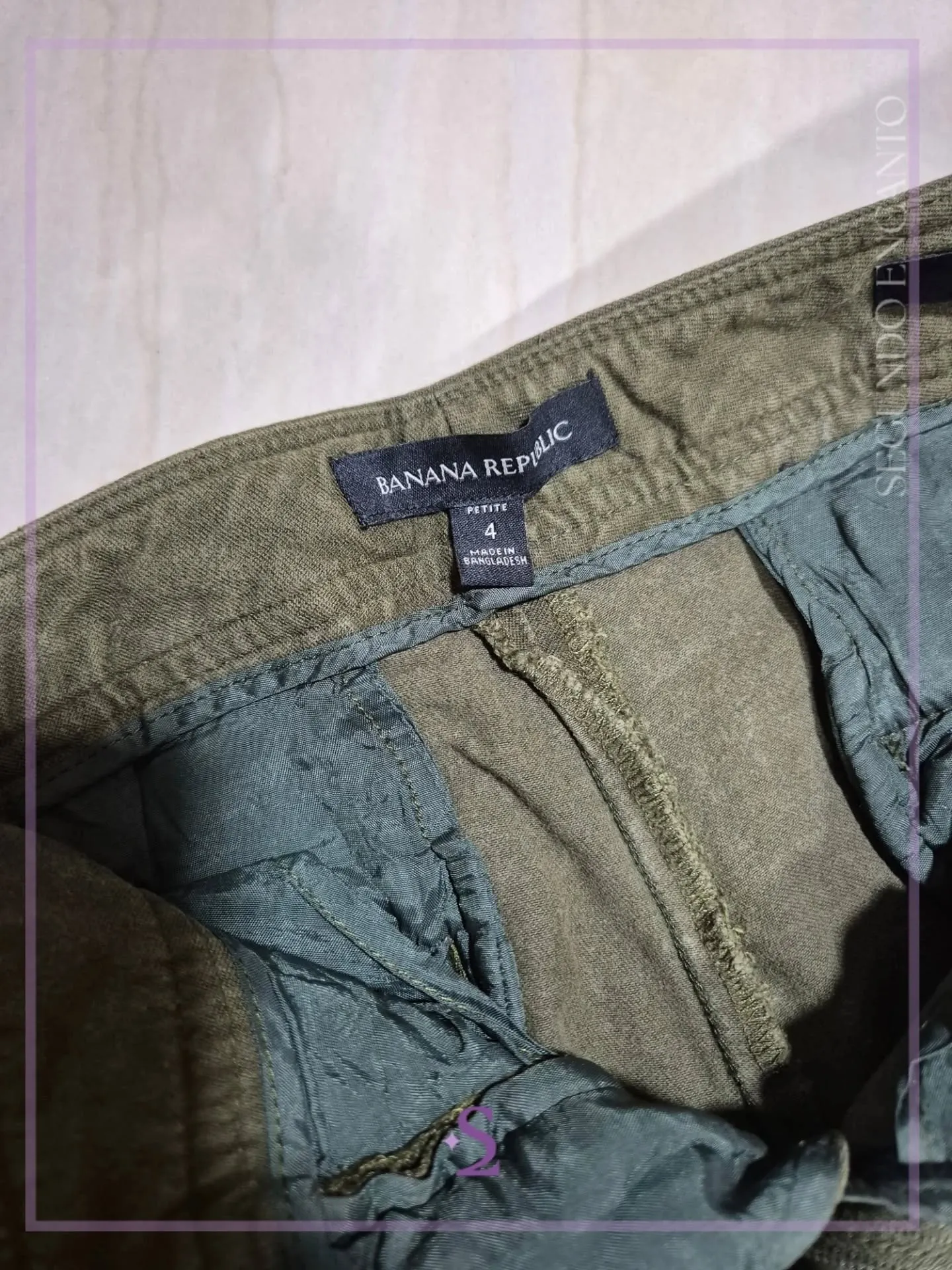 Pantalon verde S - Image 5