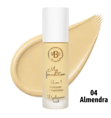 BASE LIQUIDA 2EN1 TONO 04 ALMENDRA BLOOMSHELL