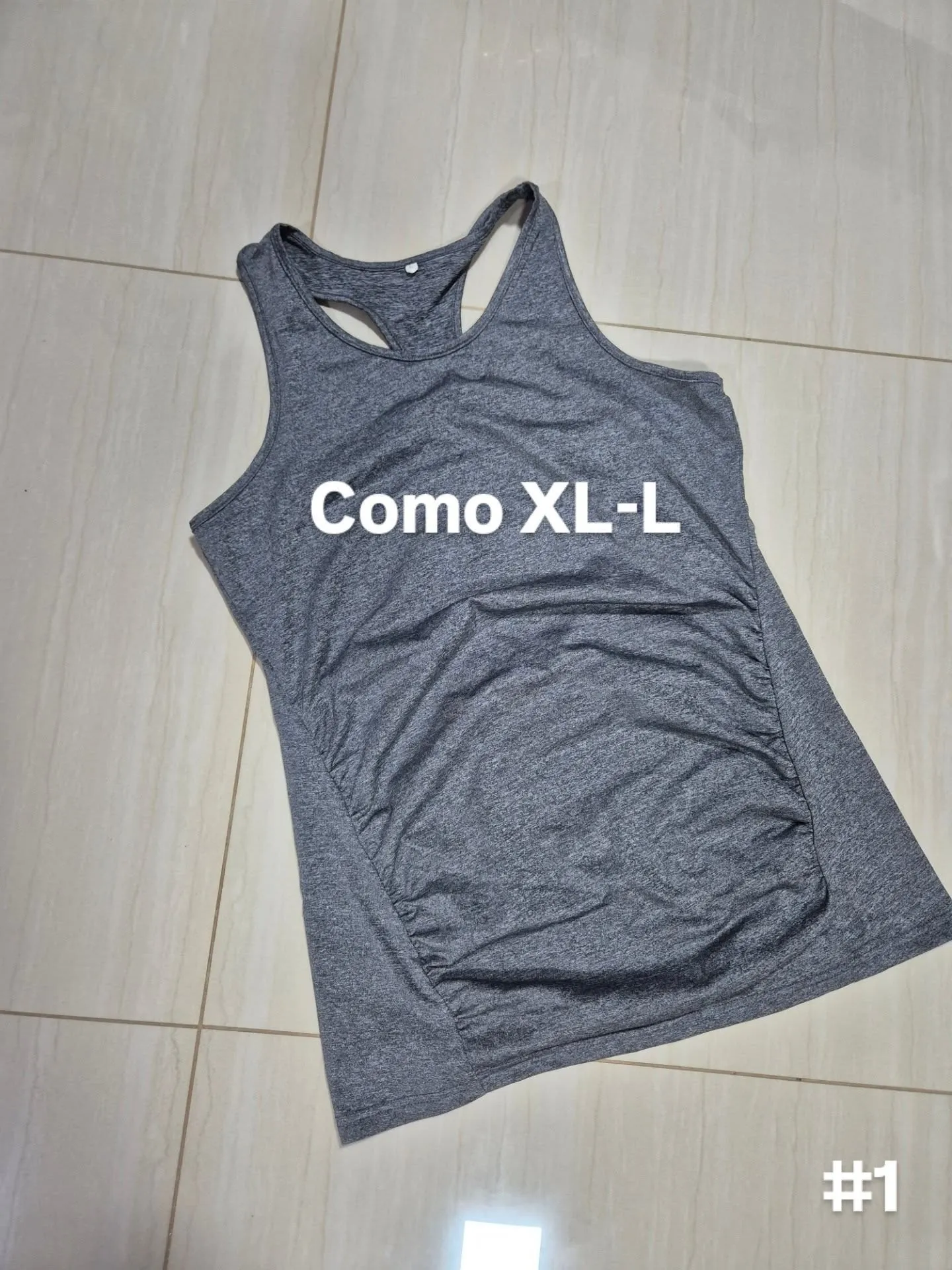 Camiseta gris XL L - Image 2
