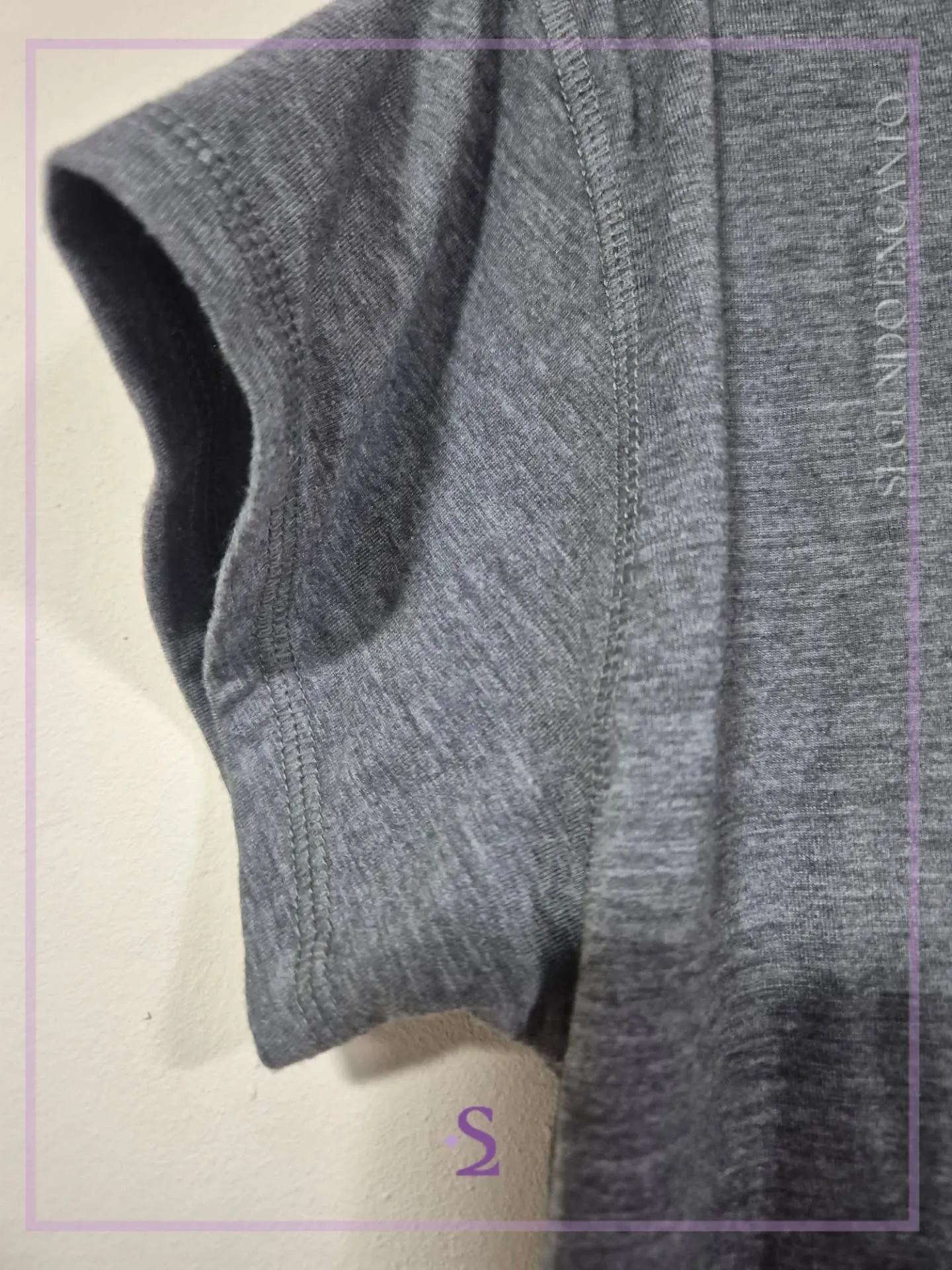 Camisa gris casual L - Image 4