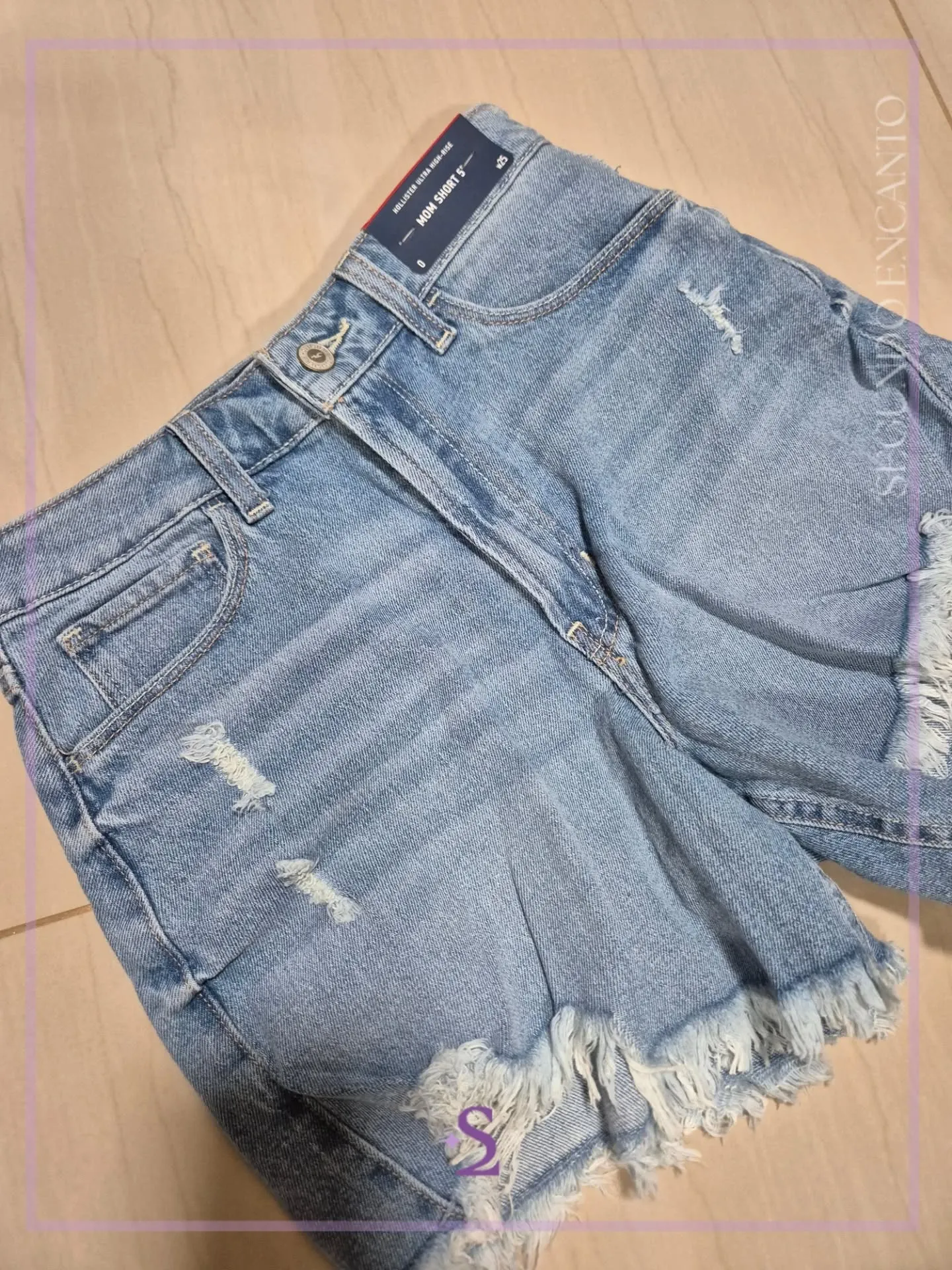 Short denim nuevo S hollister - Image 3