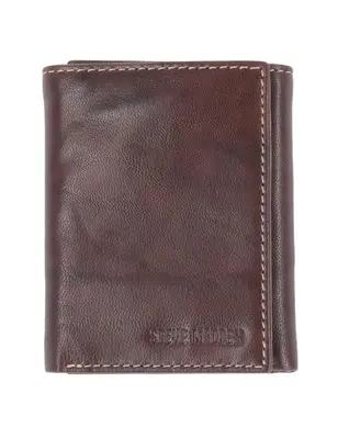 Steve Madden Billetera Triple RFID para Hombre con Ventana de Identificación