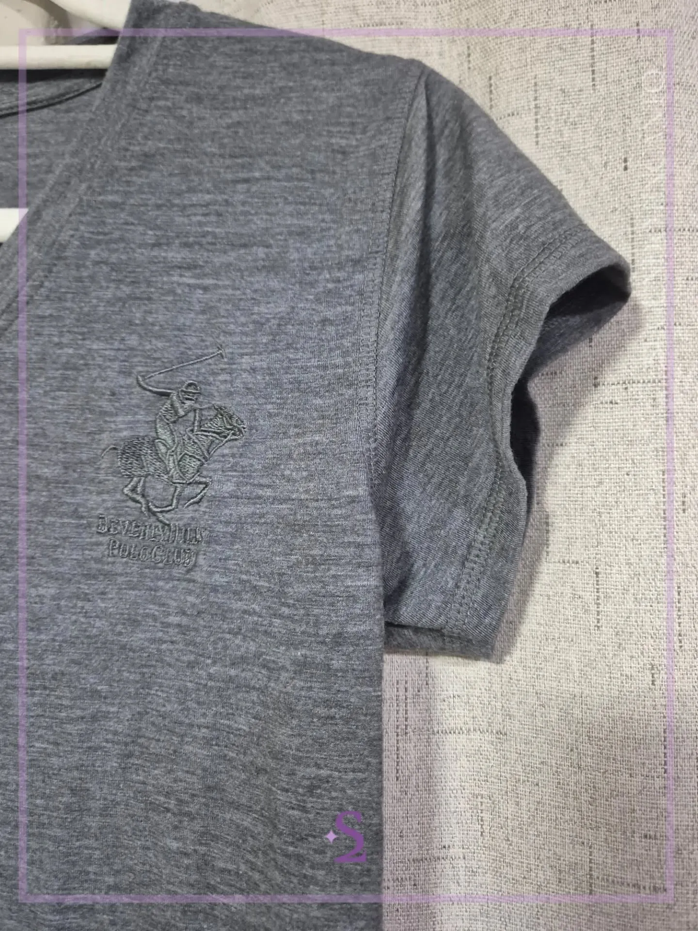 Camisa gris casual L - Image 3