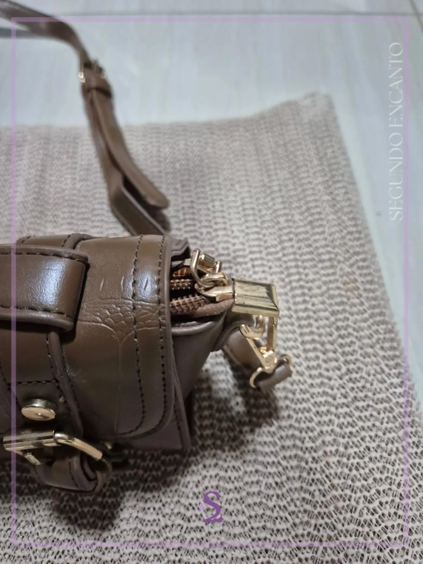 Mini cartera café - Image 8