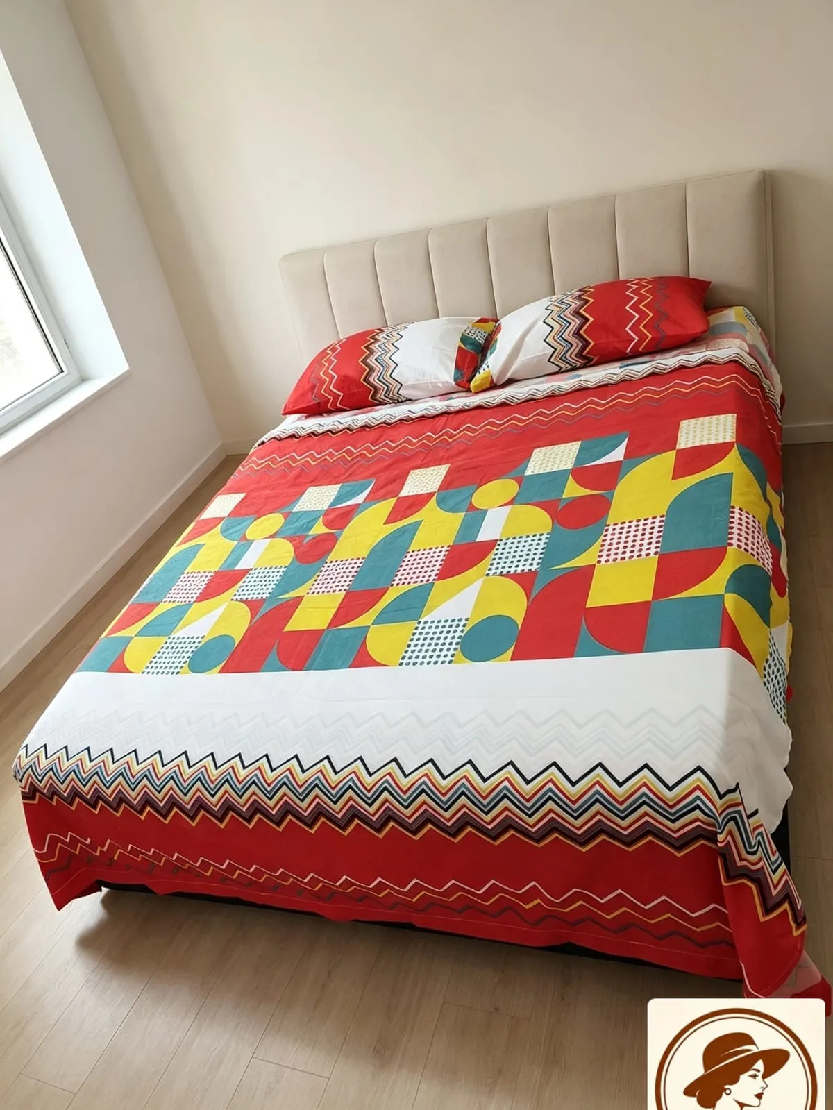 Juego de sabanas geométrico - cama doble - Image 2