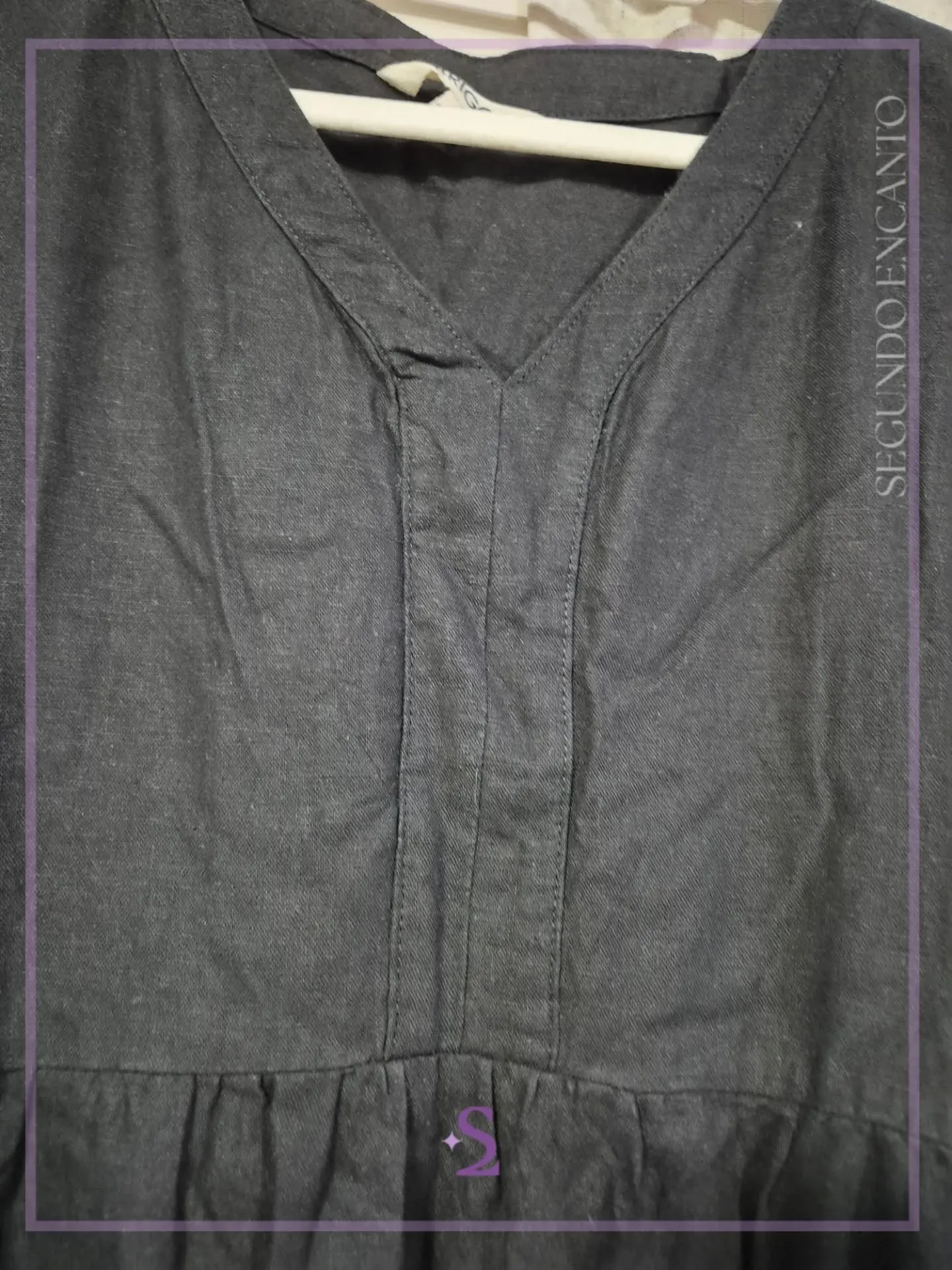 Vestido L grande 50% Lino - Image 2
