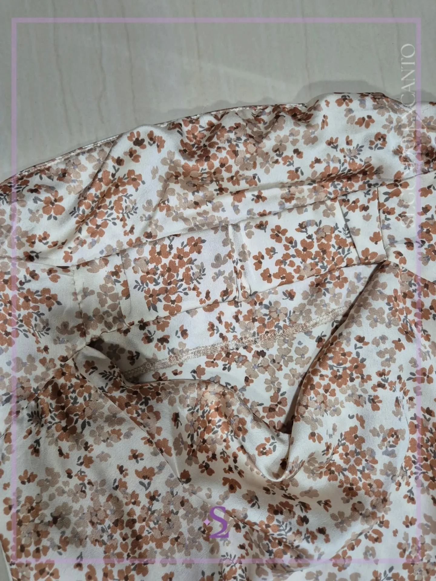Vestido corto tipo satinado L - Image 5