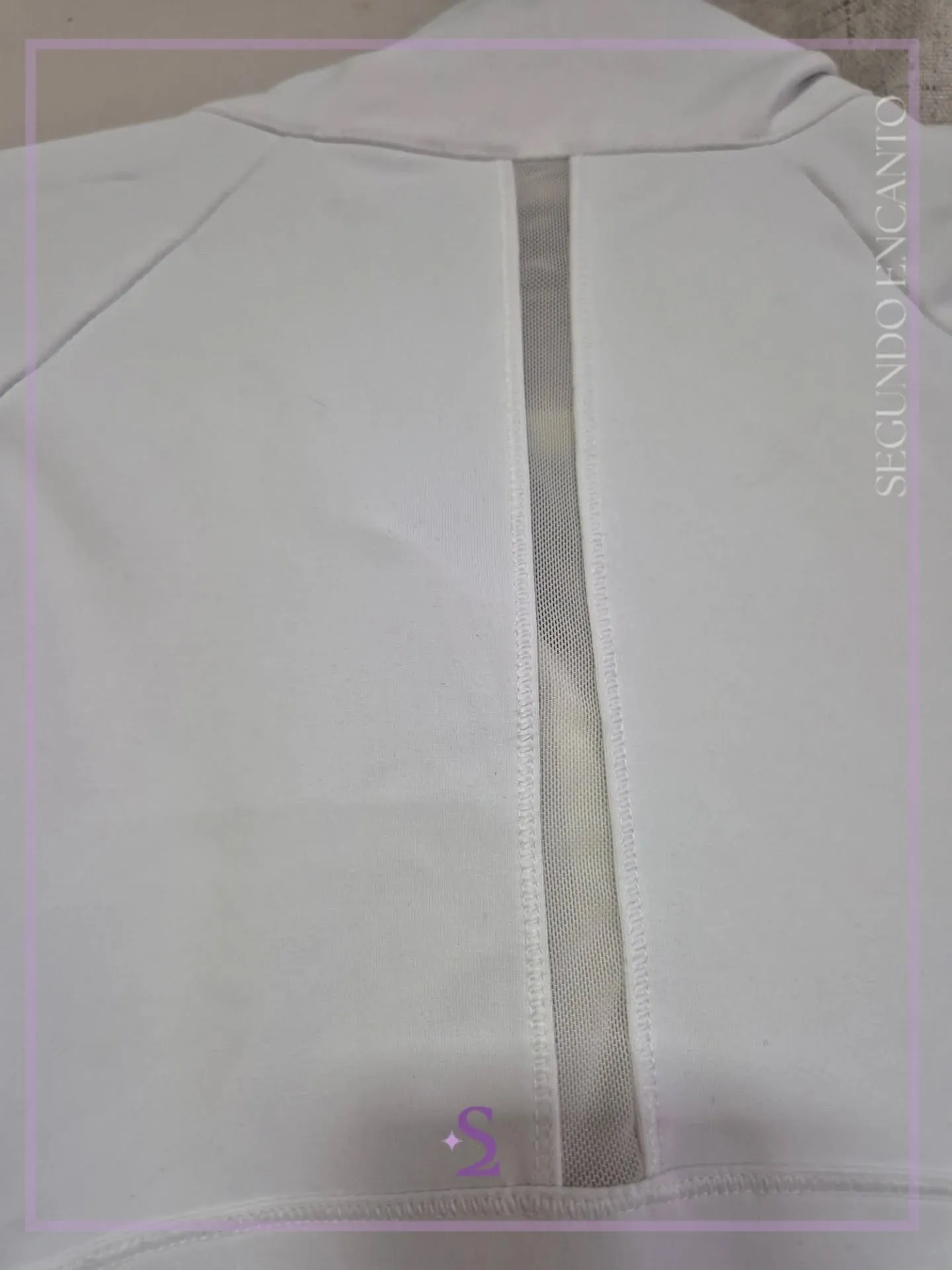Chaqueta deportiva blanco L - Image 2
