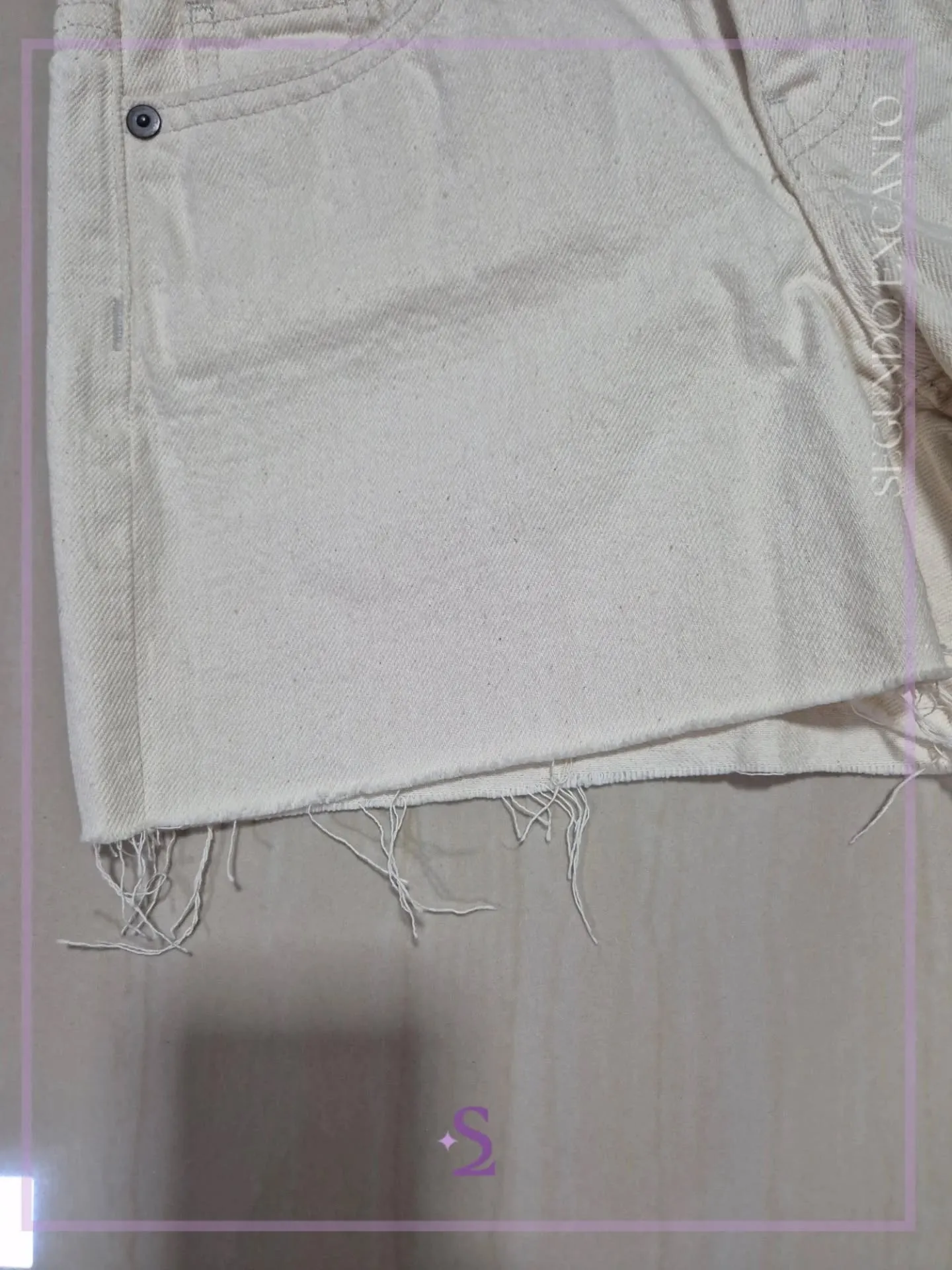 Short blanco Banana Republic talla 24 s - Image 7