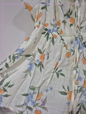 Blusa traslucida con elastico en la cintura S/M