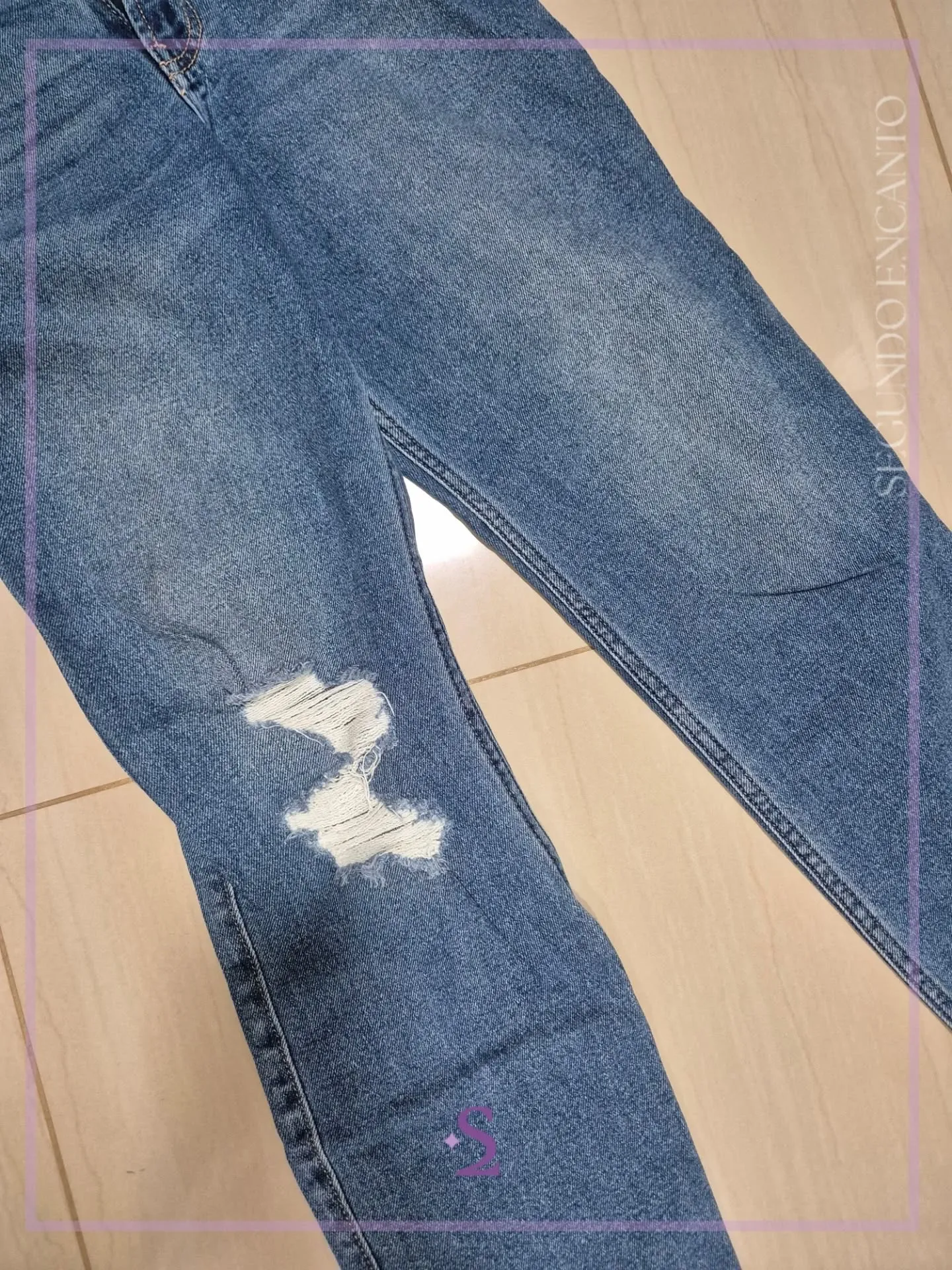 Jeans rectos como nuevos Hollister XS S - Image 5