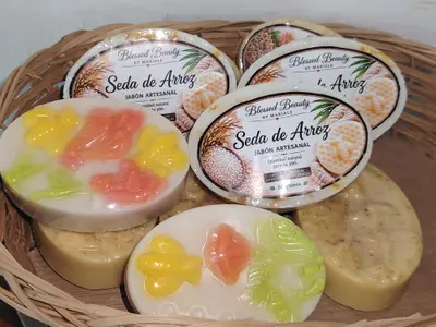 Jabón Artesanal Seda de Arroz