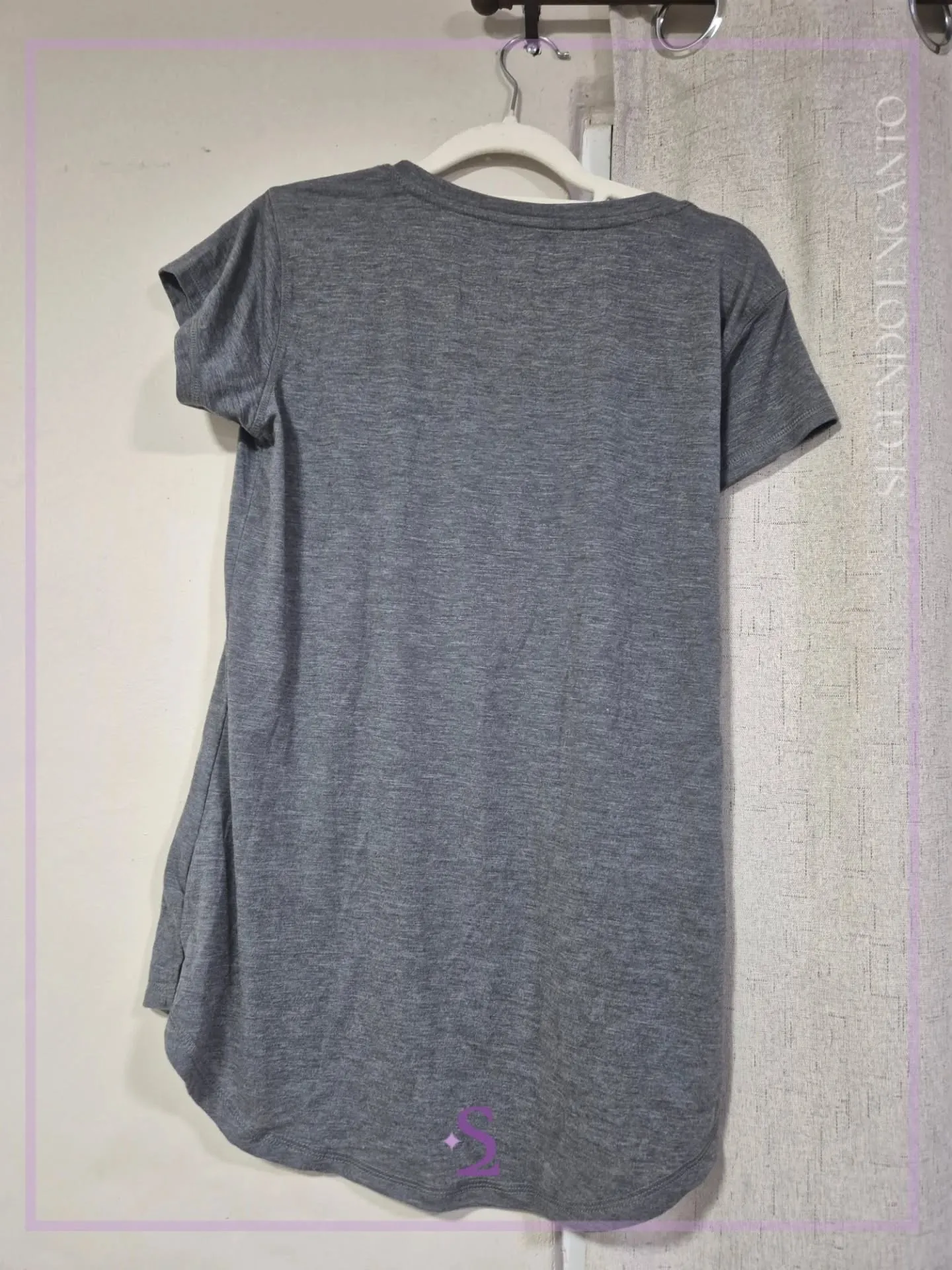 Camisa gris casual L - Image 5