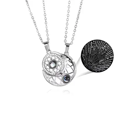 collares PARA PAREJA sol y luna 