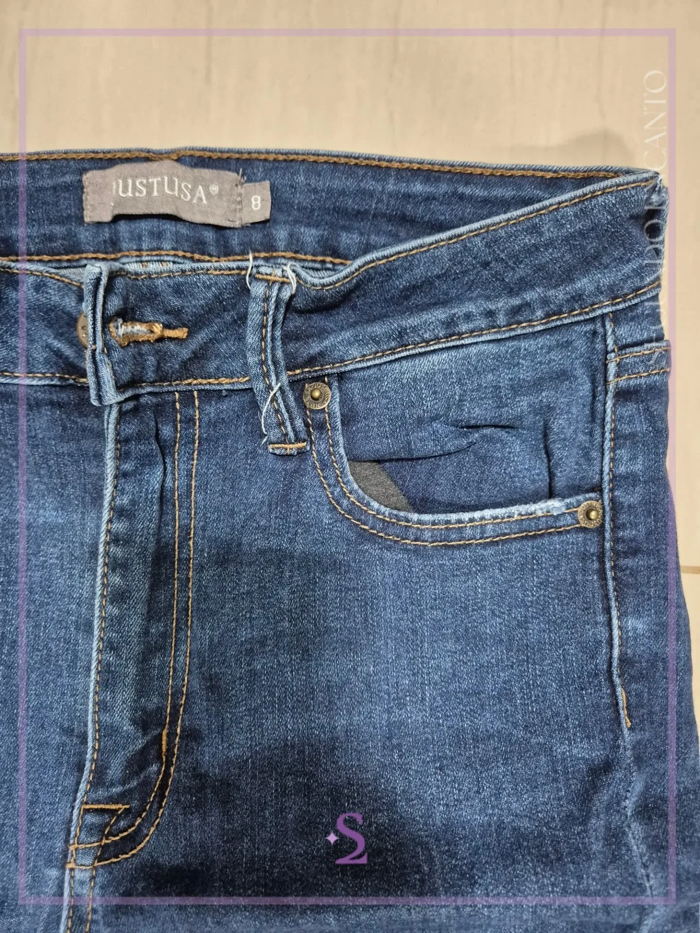 Skinny jeans oscuro M - Image 8