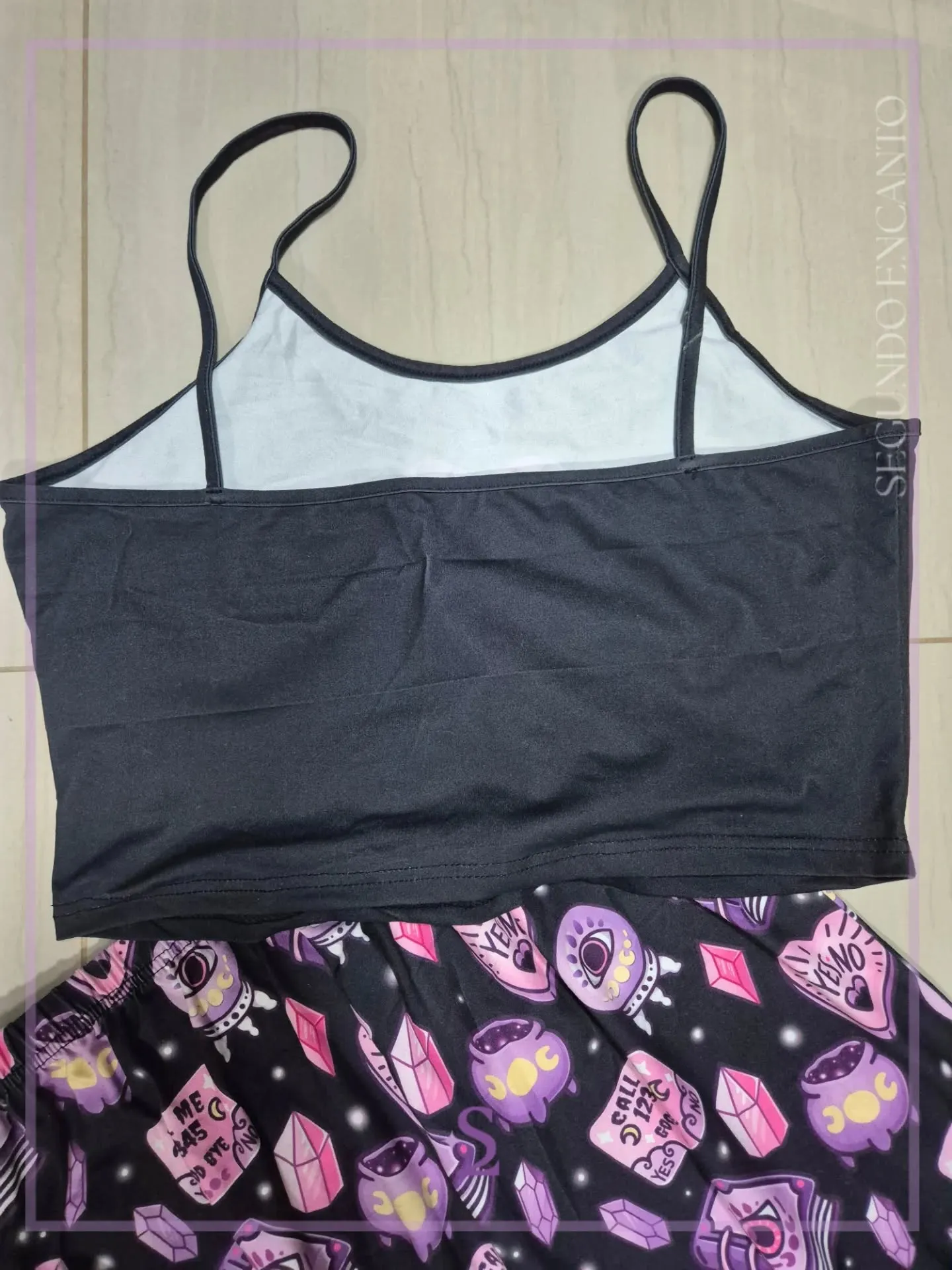 Conjunto pijama top y pantalon L - Image 6