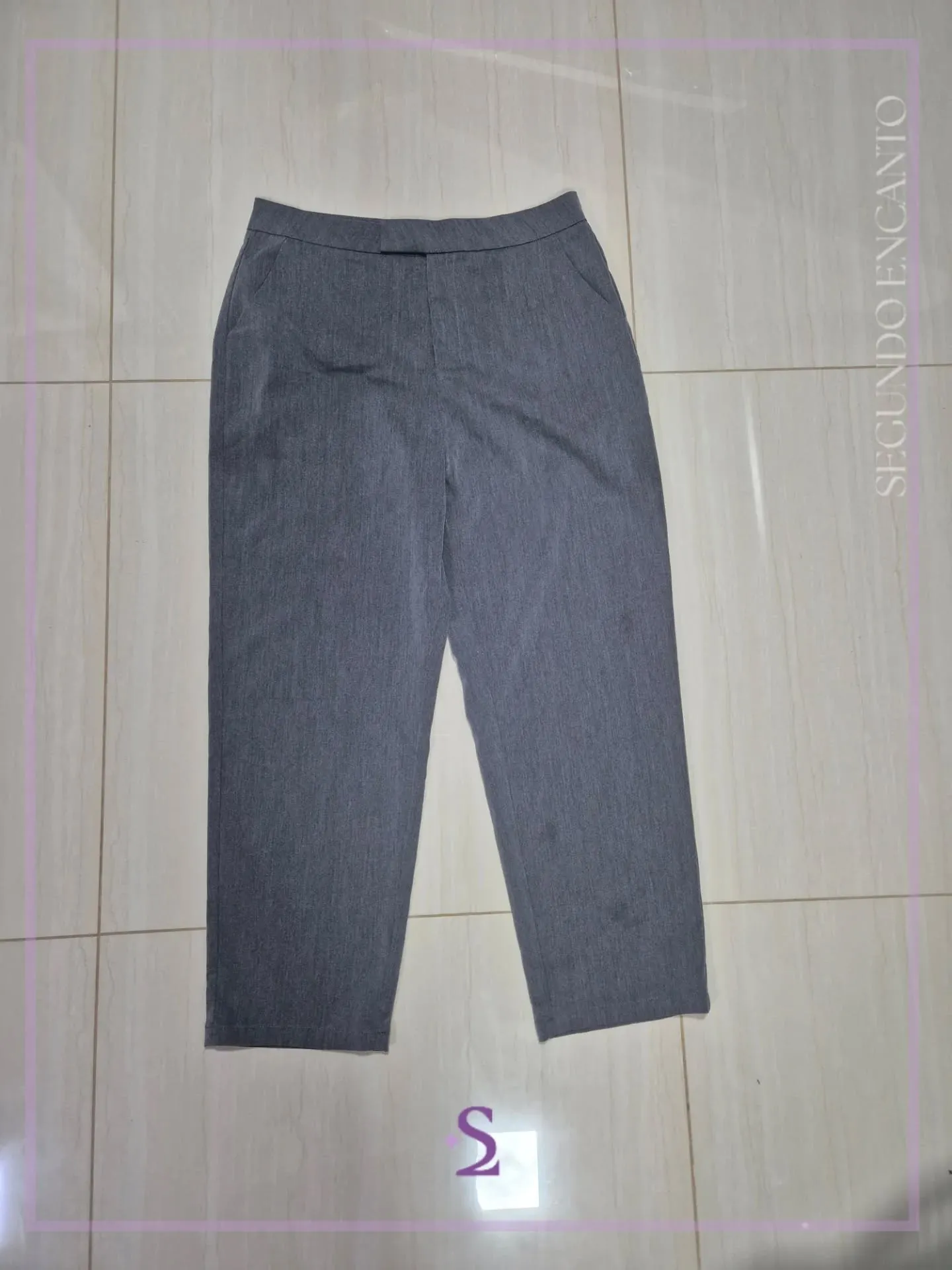 Pantalon gris formal L/M - Image 4