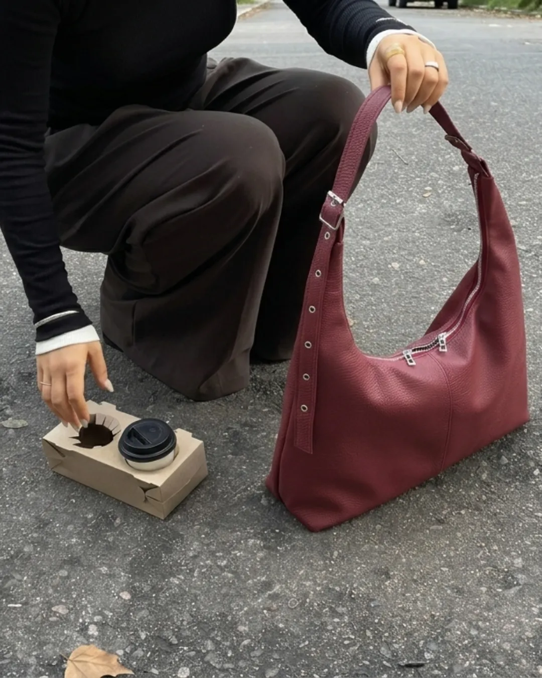Tote bag BALI (bordo) - Image 1