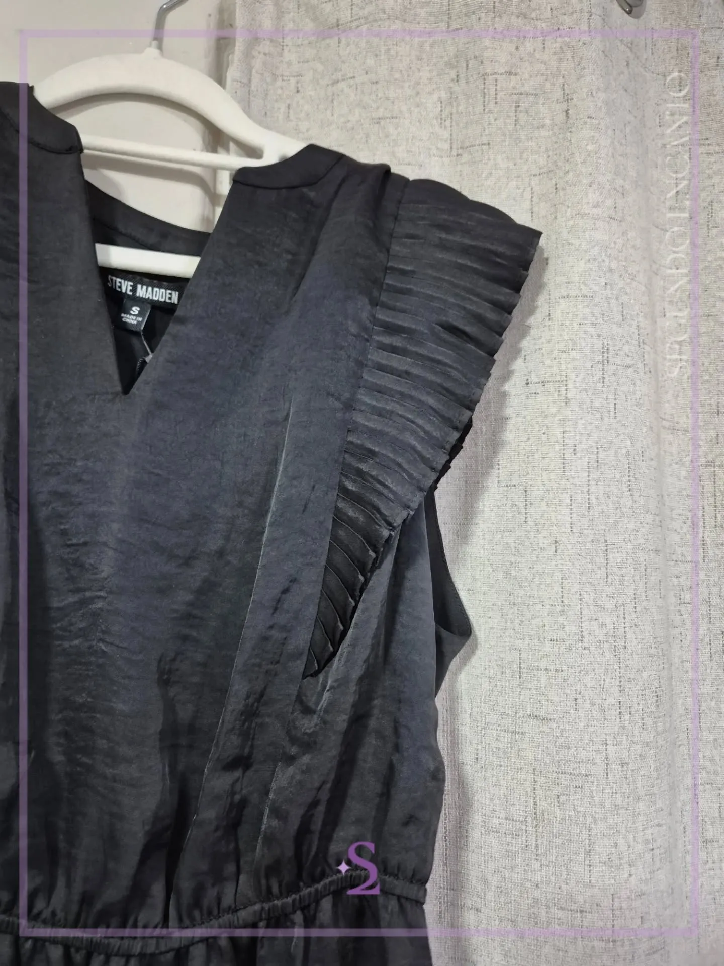 Vestido formal color negro S/M - Image 4