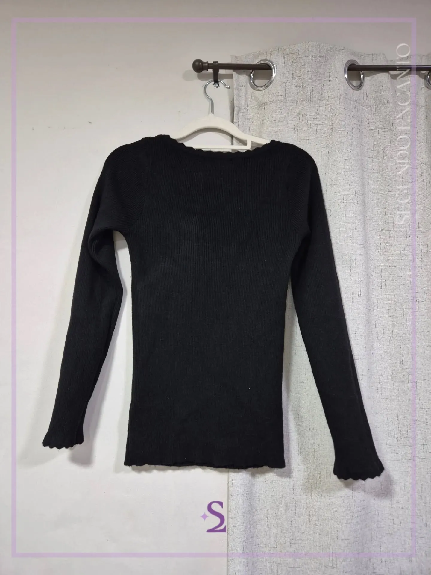 Blusa manga larga tejida L - Image 7