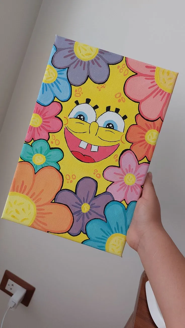 Cuadro personalizado pequeño-Bob esponja - Image 1