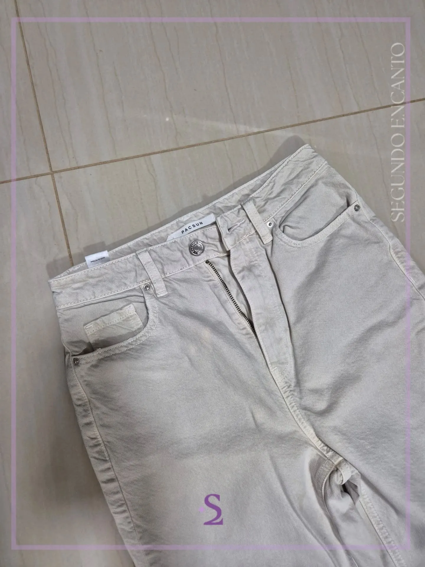 Pantalon beige pacsun S - Image 3