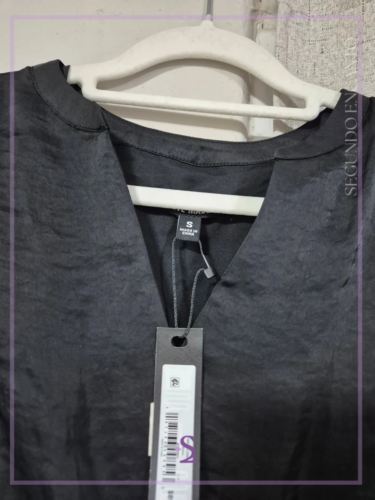 Vestido formal color negro S/M - Image 2