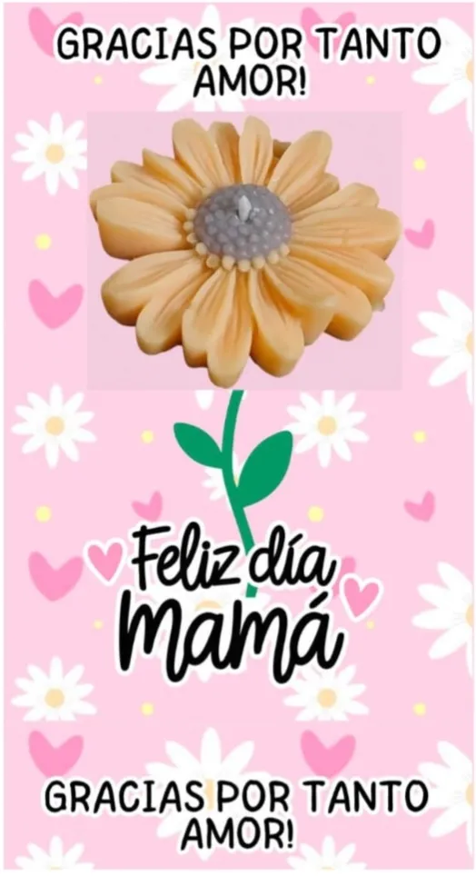 Vela Margarita con Tarjeta - Image 2