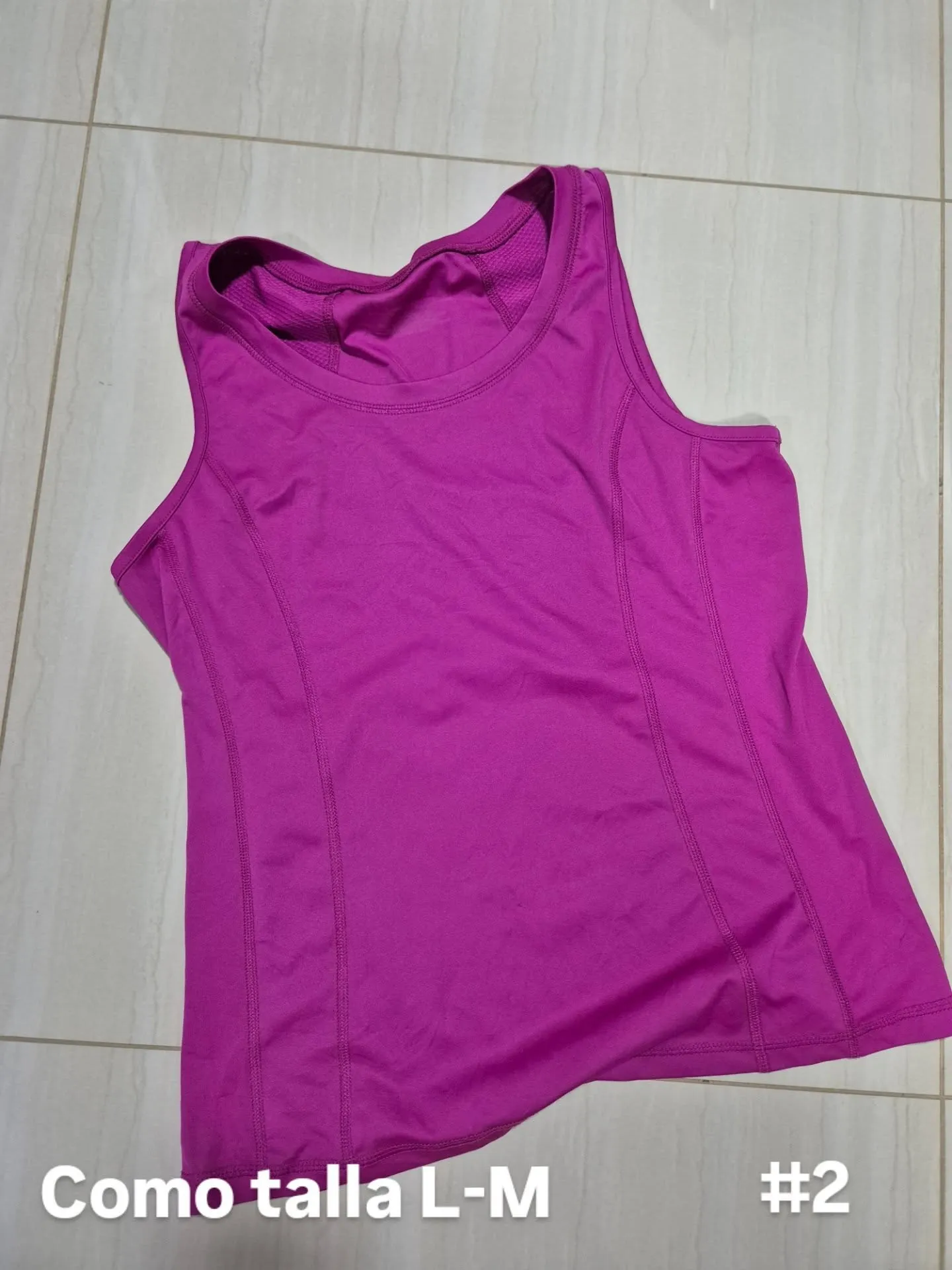 Camiseta fucsia L/M - Image 2