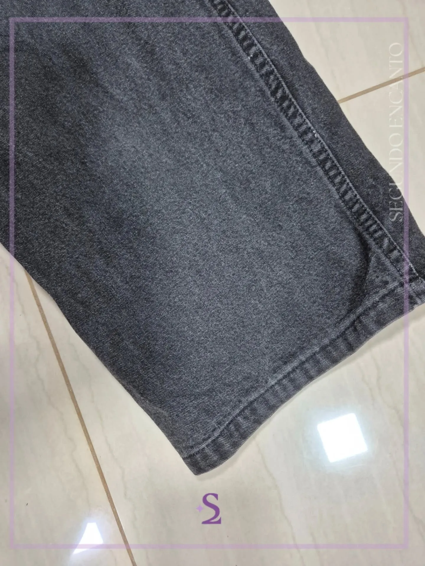 Jeans oscuros talla L - Image 5