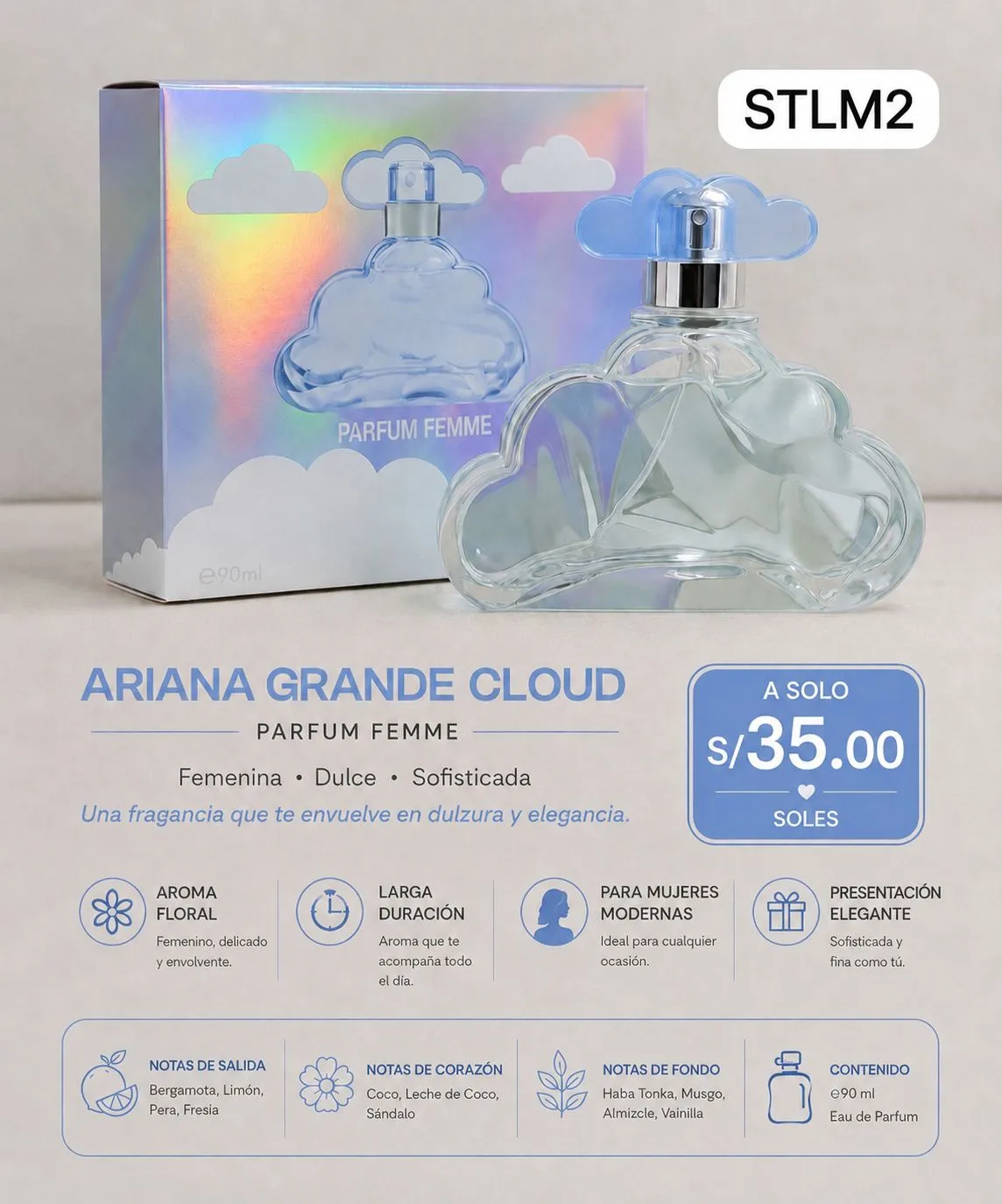 ARIANA GRANDE CLOUD | Perfume Mujer Sotificada - Image 1