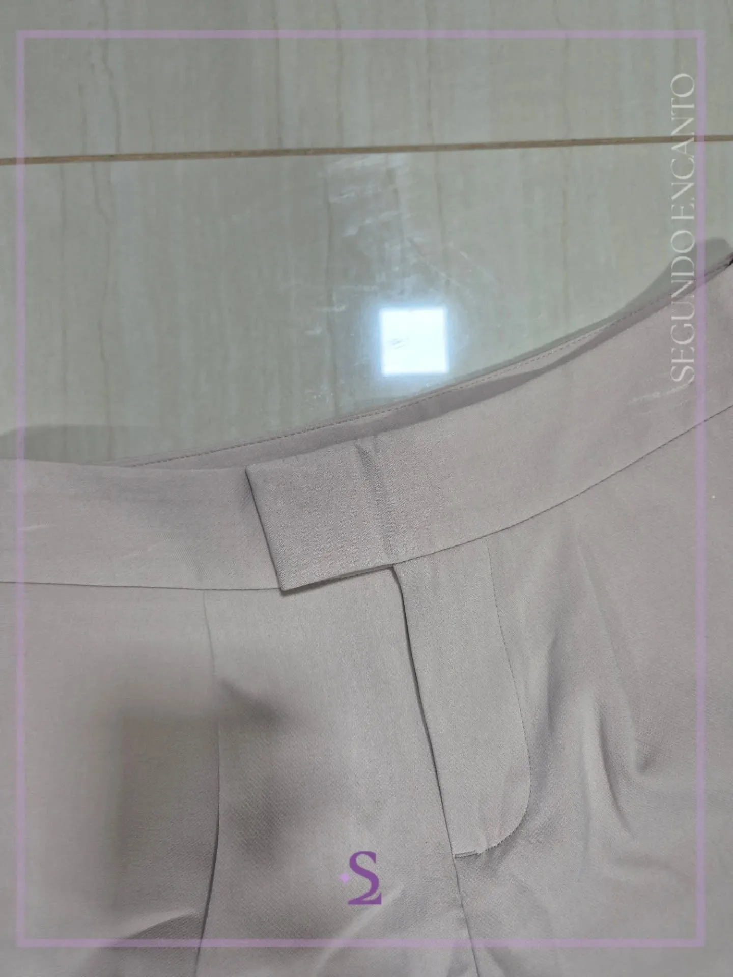Short beige con bolsillos XS - Image 7