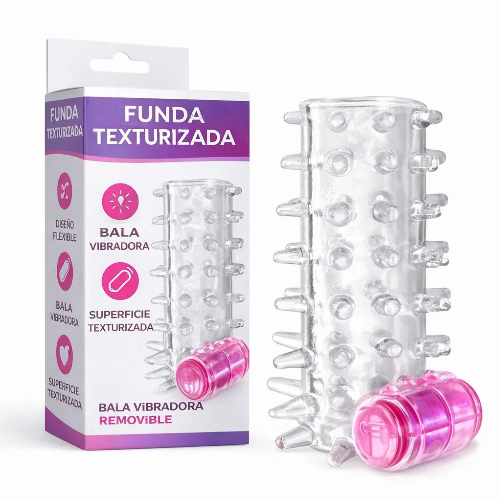 ANILLO VIBRADOR FUNDA DE PENE - Image 1