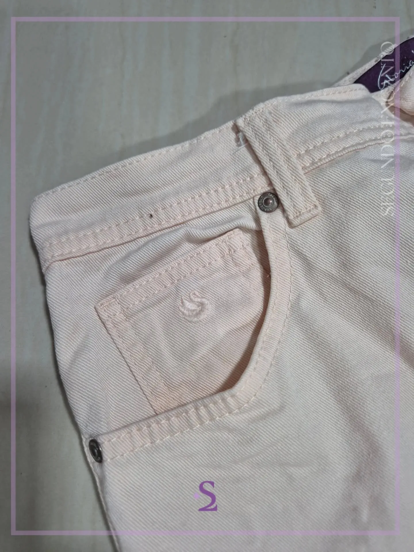 Pantalon rosa pastel XL - Image 4
