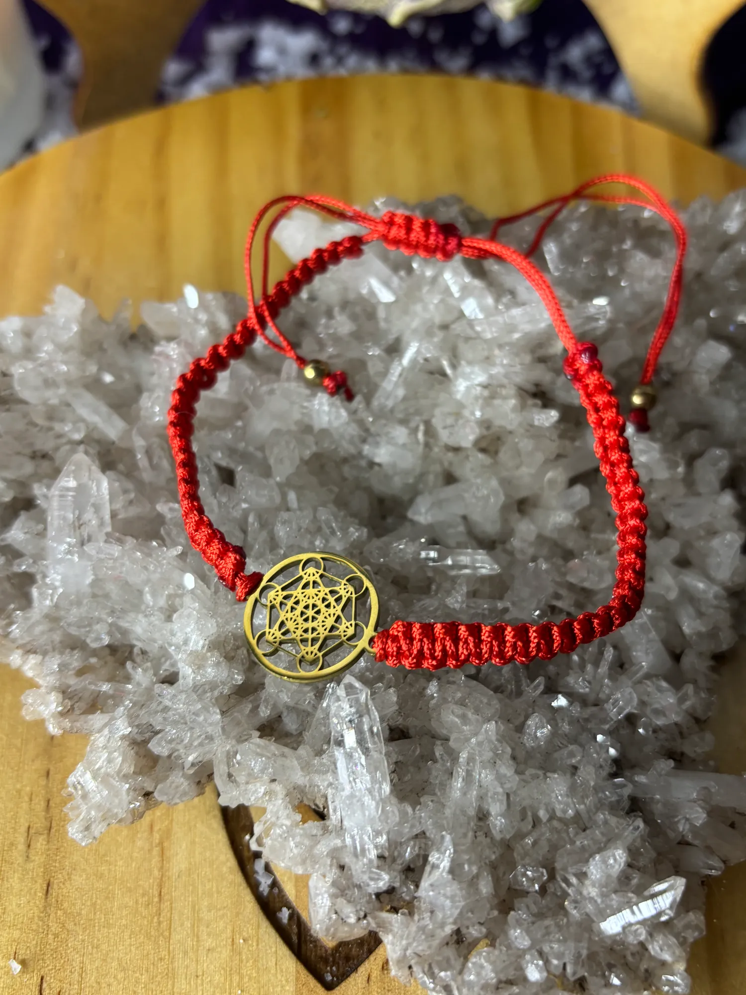 Pulsera Hilo rojo y Metatron - Image 2