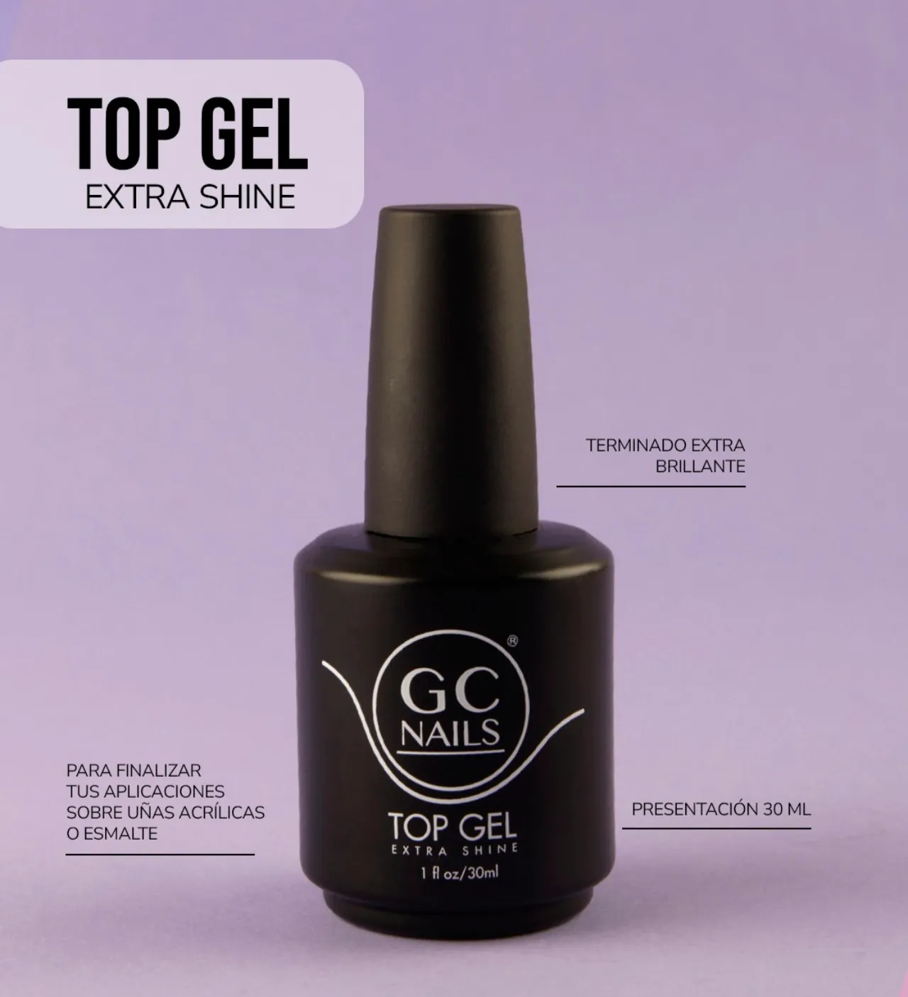 TOP COAT EXTRA SHINE GC NAILS - Image 3