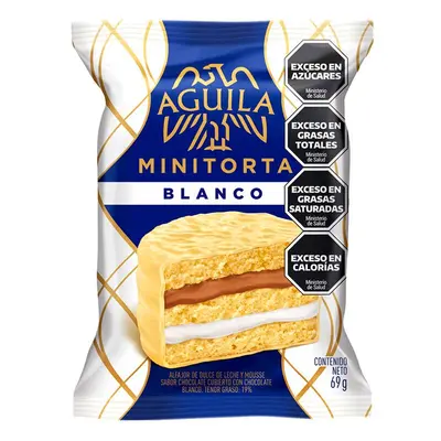 Alfajor AGUILA MINI TORTA BLANCO