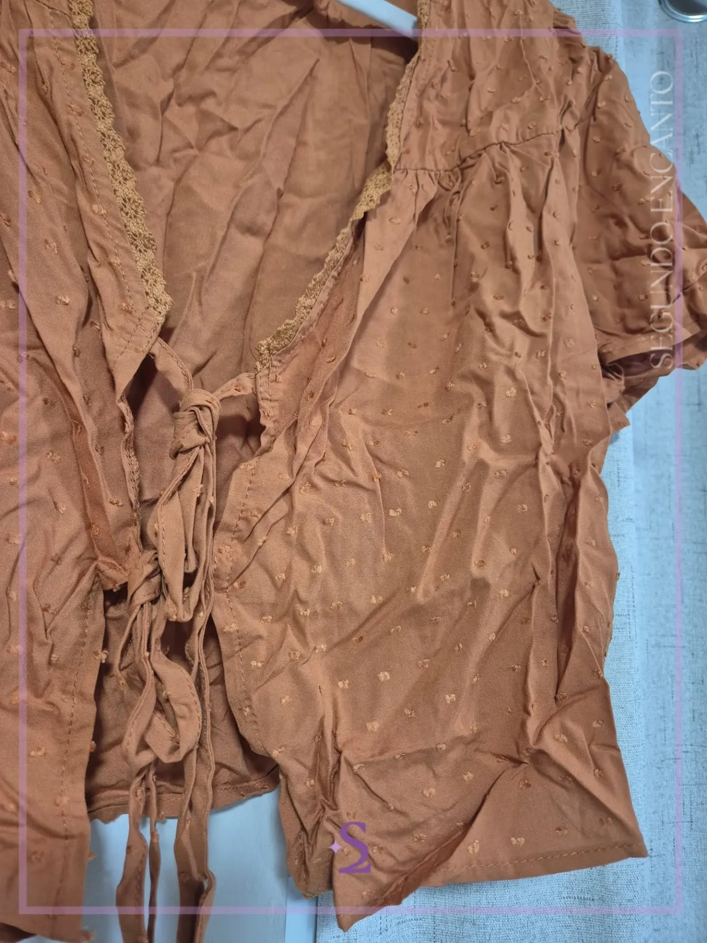 Blusa con nudos delanteros XL - Image 2