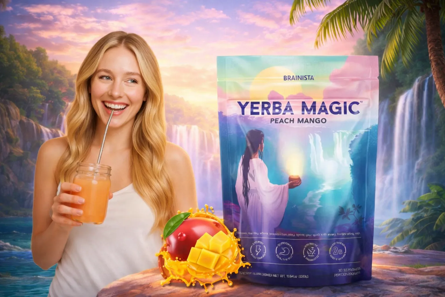Yerba Magic Peach Mango - Image 1