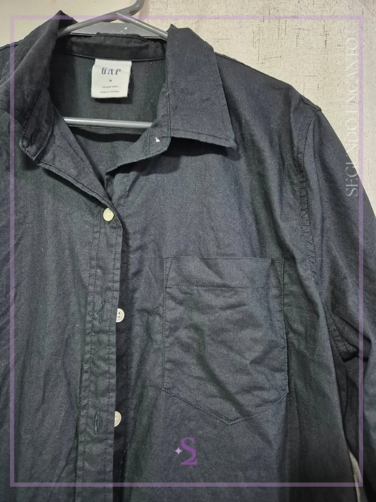 Camisa manga larga lino M/L - Image 6
