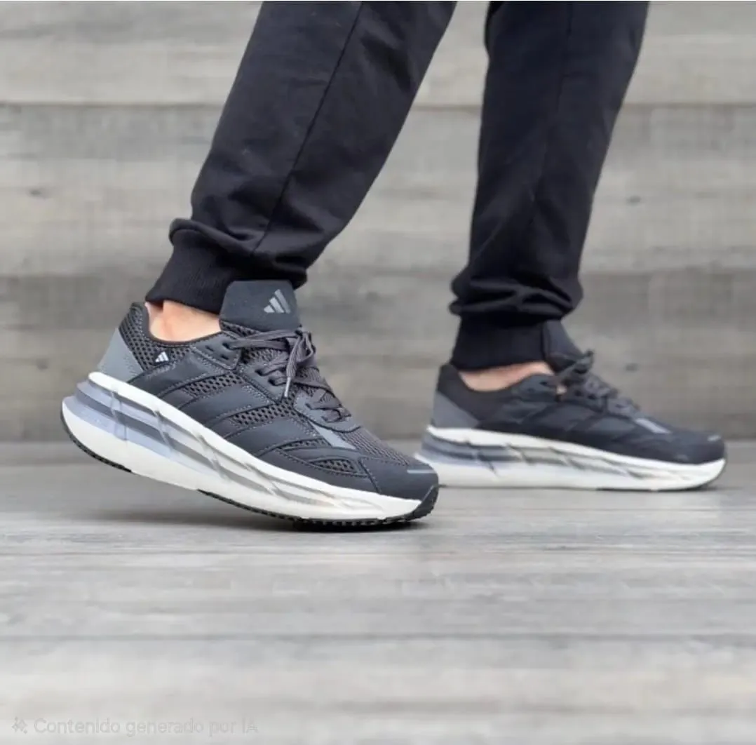 Adidas Adistar (Gris/Negro) - Image 1