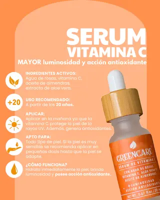 Sérum vitamina C 20ml.