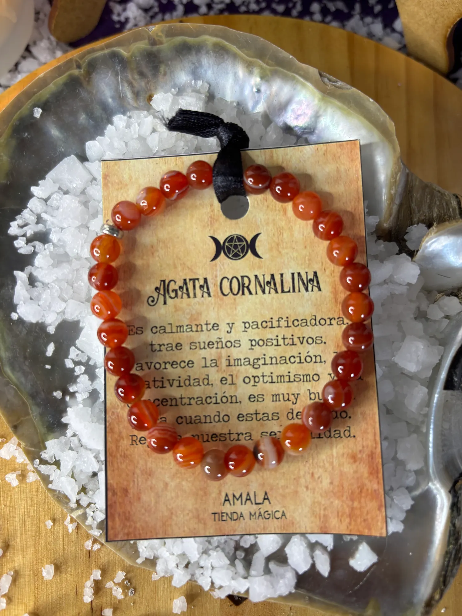 Pulsera Ágata Cornalina, vitalidad - Image 1