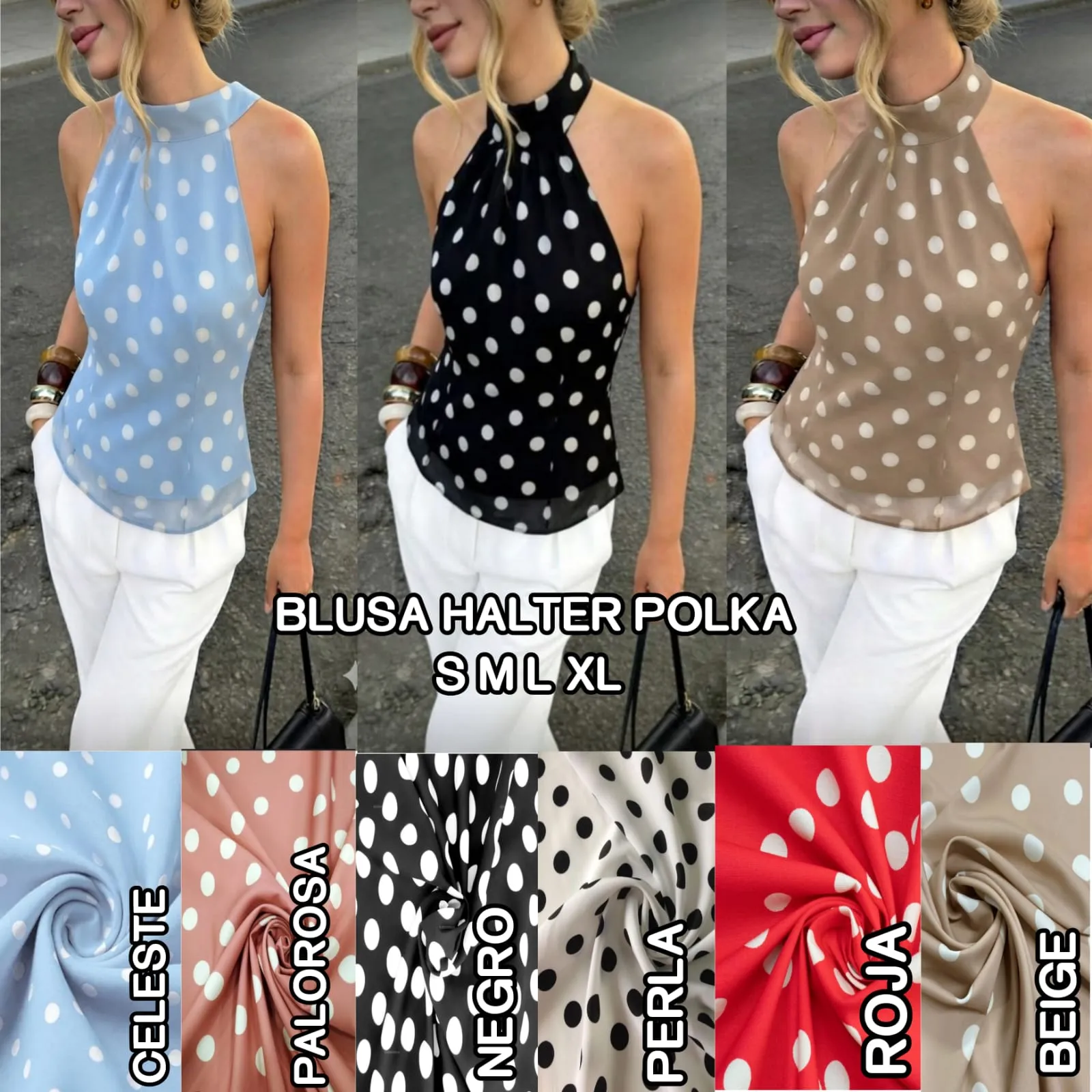 Blusa Halter Polka - Image 2